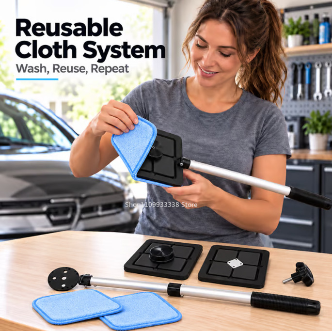 Dual Magnetic CarWindshield Cl - Glass Cleaner Streak review and price