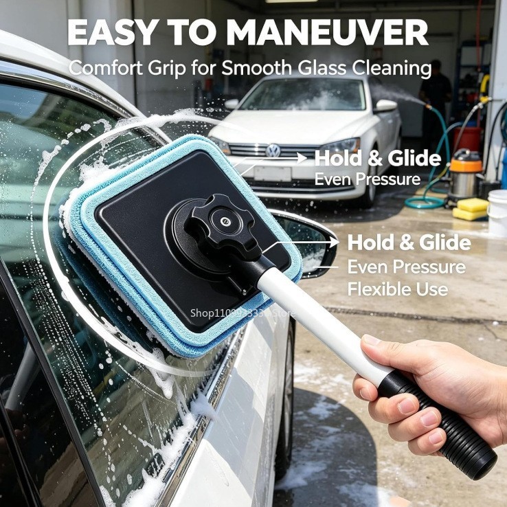 Dual Magnetic CarWindshield Cl - Glass Cleaner Streak review and price