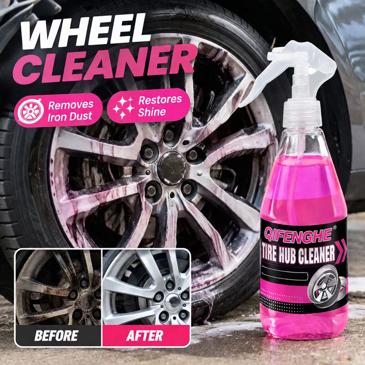 Powerful Wheel Cleaner Spray R - Wheel Cleaner Alloy review and price
